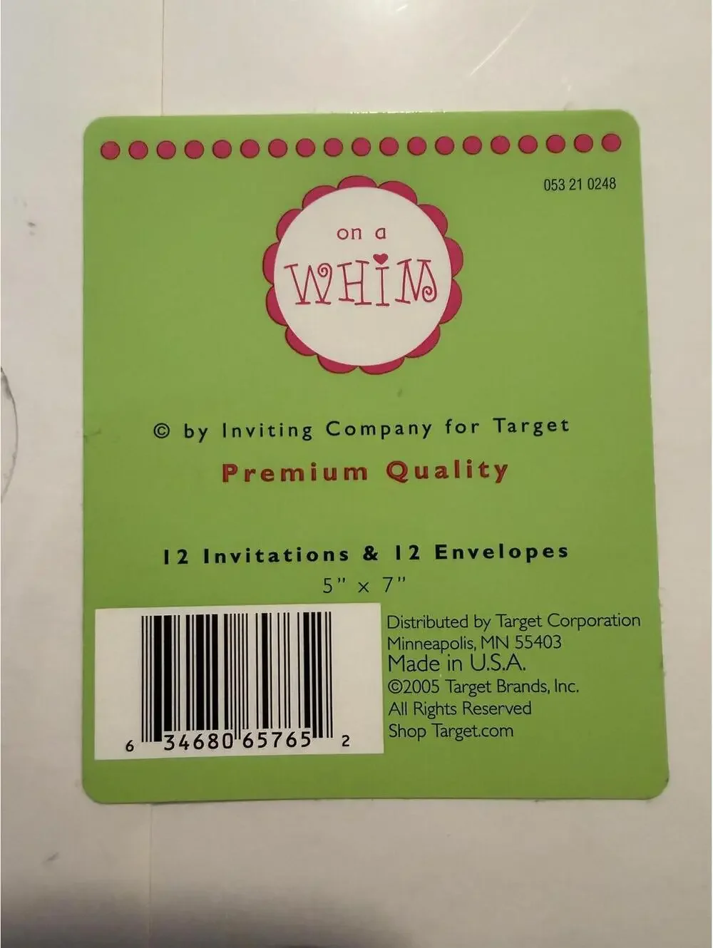 Vintage Let's Party Invitation Cards with Envelopes - 12 Count